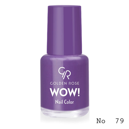 Lac de unghii WOW! Nail Color, 79, 6 ml, Golden Rose