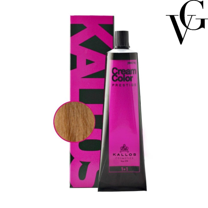 Vopsea de păr Prestige 8.04, Blond caramel, 60 ml, Kallos