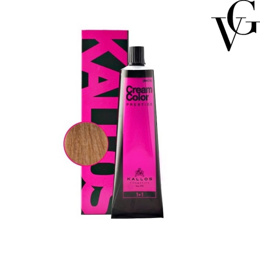 Vopsea de păr Prestige 8.37, Blond tabac deschis, 60 ml, Kallos