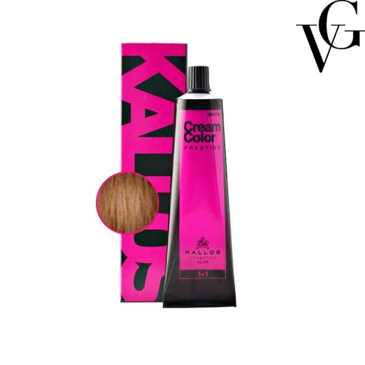 Vopsea de păr Prestige 8, Blond deschis, 60 ml, Kallos