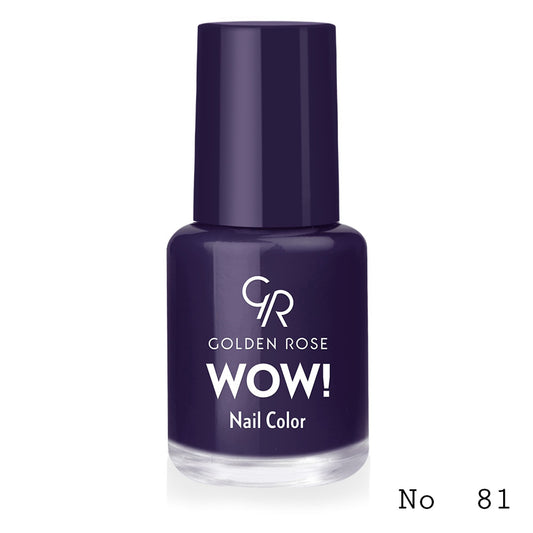 Lac de unghii WOW! Nail Color, 81, 6 ml, Golden Rose