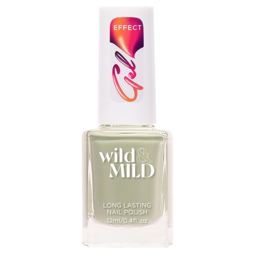 Lac de unghii Wild & Mild Gel Effect, N.82 - Pale Pistachio, 12 ml, Wild & Mild