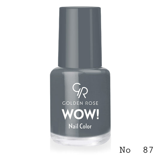 Lac de unghii WOW! Nail Color, 87, 6 ml, Golden Rose