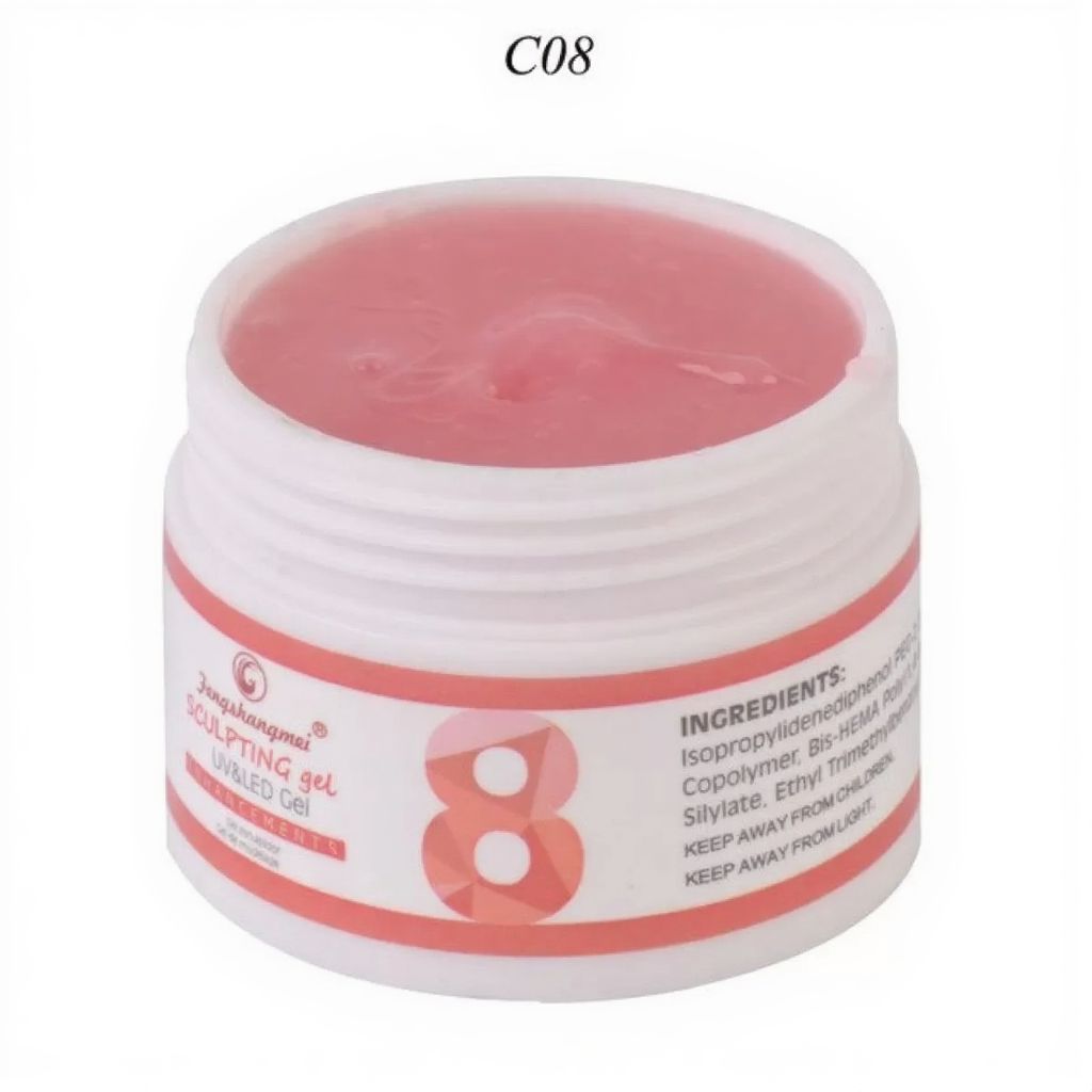 Gel de construcție unghii UV 8, 50 ml, Fengshangmei