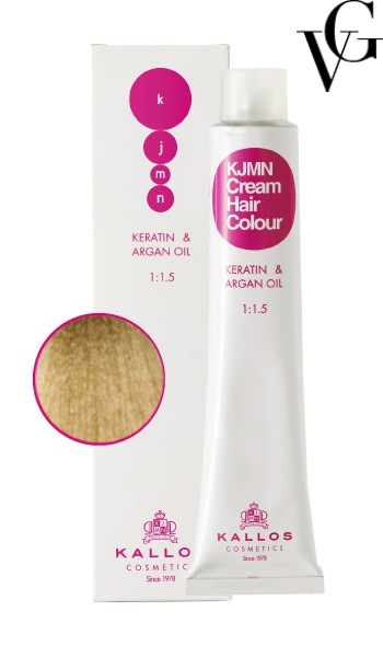 Vopsea de păr profesională 900, Blond ultra deschis, 100 ml, Kallos