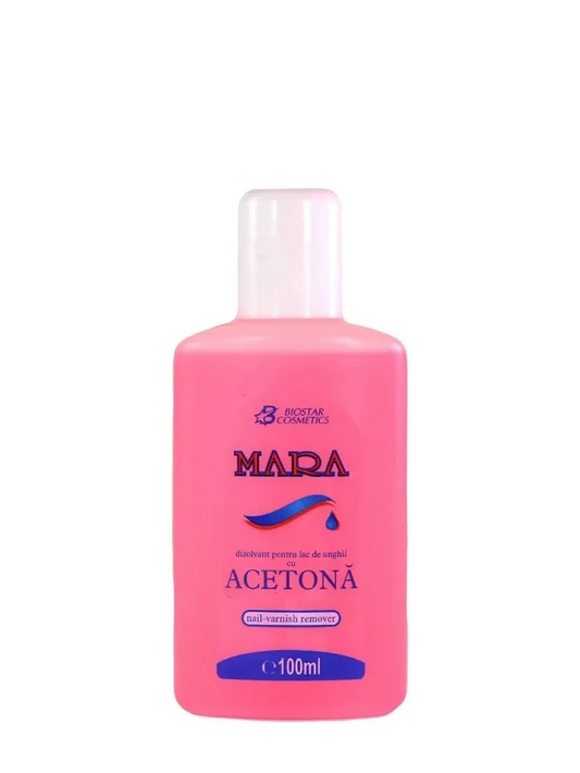 Dizolvant cu acetonă pentru unghii Mara, 100 ml, Biostar Cosmetics