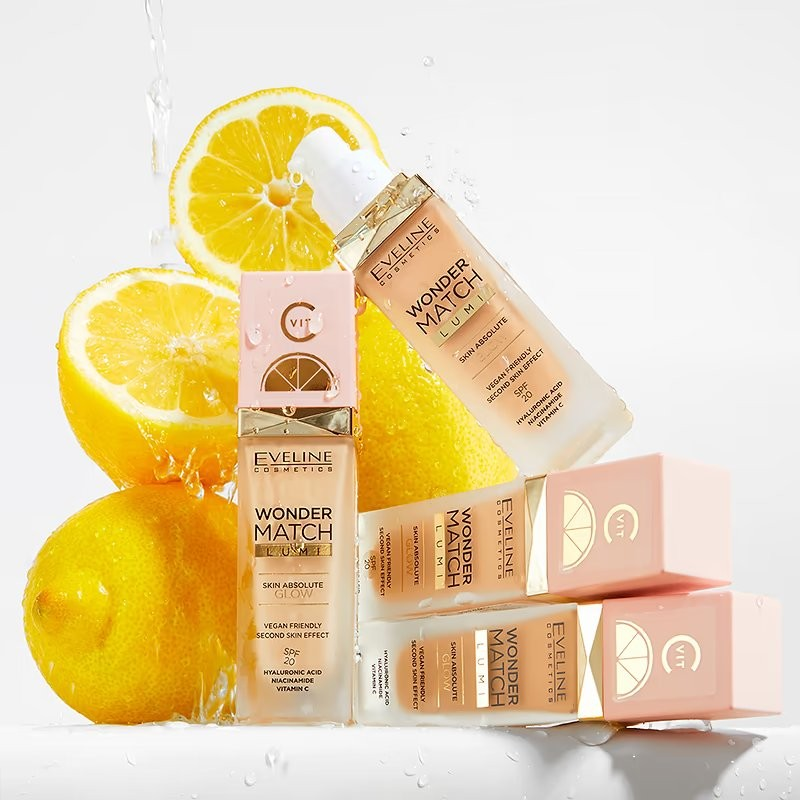Fond de ten Wonder Match Lumi SPF20, N.05, 30 ml, Eveline Cosmetics