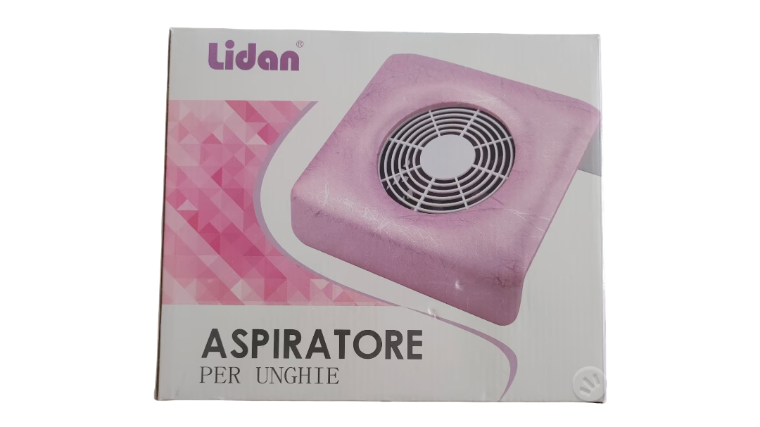 Aspirator pentru unghii, culoarea roz, Lidan