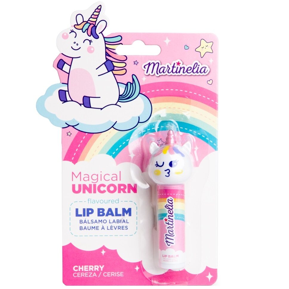 Balsam de buze cu aromă de cireșe Magical Unicorn, 4 gr, Martinelia
