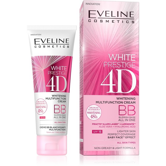 BB Cream White Prestige 4D, 50 ml, Eveline Cosmetics