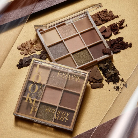 Paletă fard ochi Look Up, 10.8 g, Eveline Cosmetics