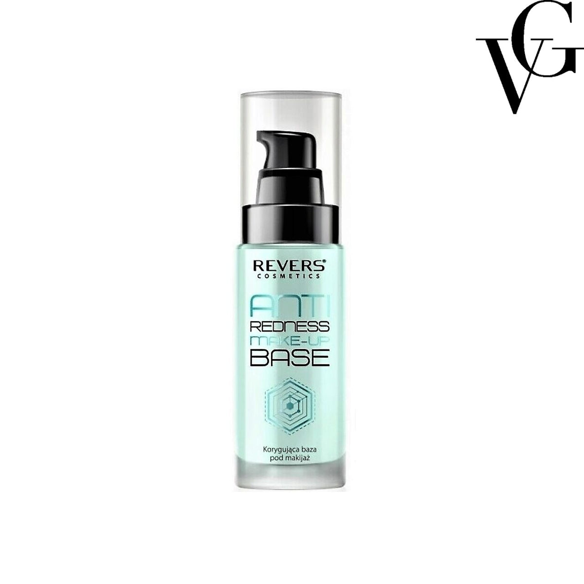 Bază de machiaj corectoare colorată Antiredness, 30 ml, Revers Cosmetics