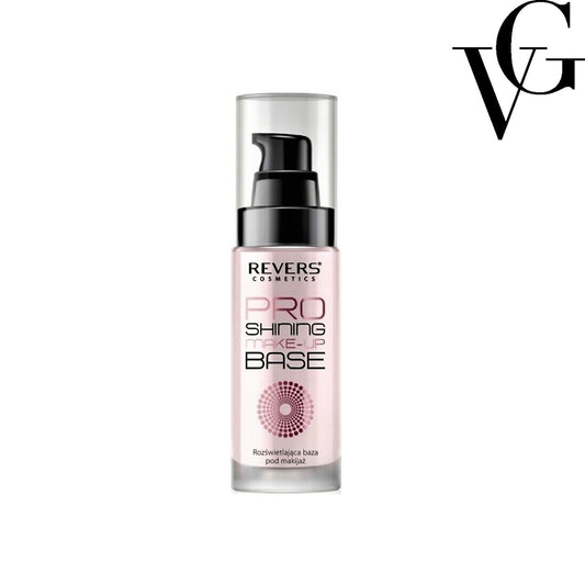 Bază de machiaj iluminatoare Pro Shining, 30 ml, Revers Cosmetics
