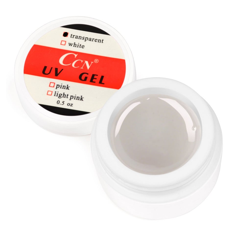 Gel de construcție unghii UV, Transparent, 15 ml, CCN
