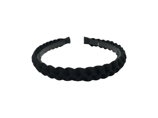 Coroniță de păr împletită, culoare negru