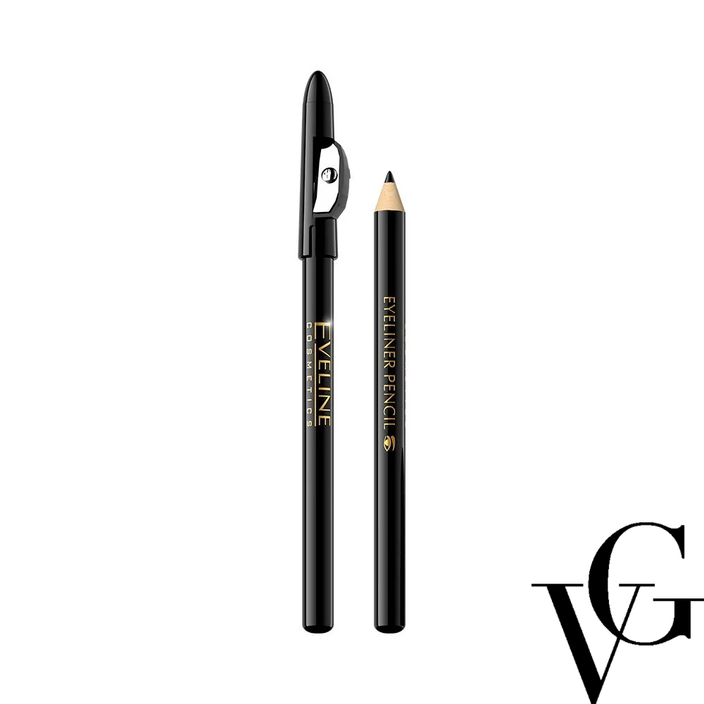 Creion de ochi Pencil Long-Wear, 3 gr, Eveline Cosmetics