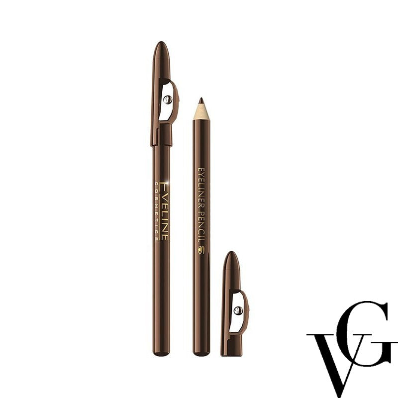 Creion de ochi Pencil Long-Wear, 3 gr, Eveline Cosmetics