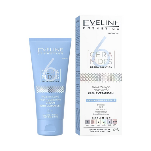 Cremă de față hidratantă 6 Ceramides, 50 ml, Eveline Cosmetics