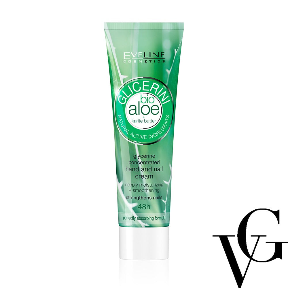 Cremă de mâini și unghii cu glicerină, 100 ml, Eveline Cosmetics