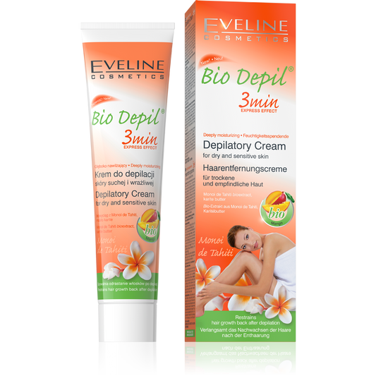 Cremă depilatoare rapidă Bio Depil, 125 ml, Eveline Cosmetics
