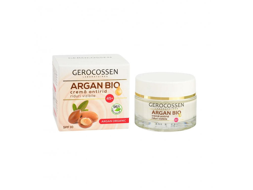 Cremă anti-rid 45+ Argan Bio, 50 ml, Gerocossen