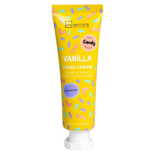 Cremă de mâini cu aromă de vanilie Candy, 30 ml, IDC Institute