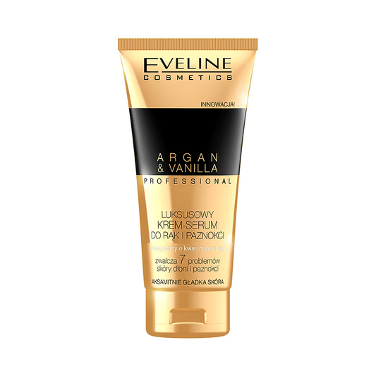 Cremă-ser de lux pentru mâini și unghii Argan & Vanilla, 100 ml, Eveline Cosmetics