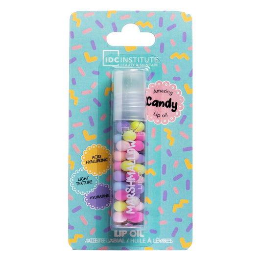 Ulei de buze cu aromă de bezele Candy Marshmallow, 3 ml, IDC Institute