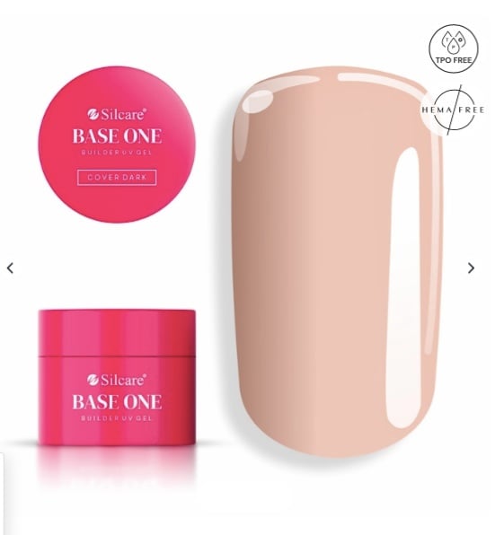 Gel de construcție UV Base One, Dark-Camuflaj, 50 gr, Silcare