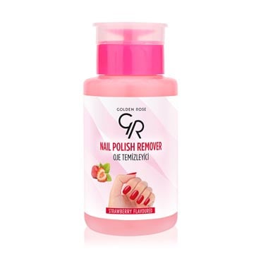 Dizolvant cu dozator, acetonă, glicerină și aromă de căpșuni pentru lacul de unghii, 200 ml, Golden Rose