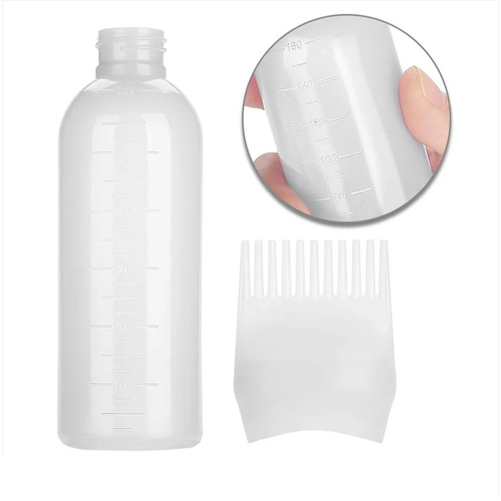 Dozator pentru vopseaua de păr, culori variate, 180 ml, Sela