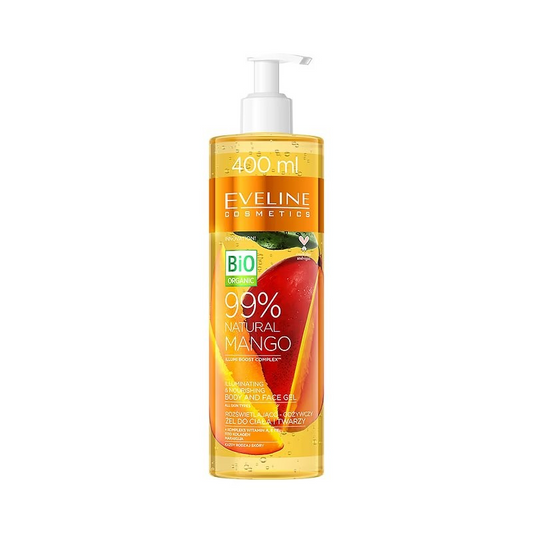 Gel pentru față și corp 99% Natural Mango, 400 ml, Eveline Cosmetics