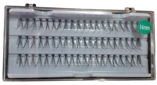 Gene false smocuri (fir cu fir), culoare neagră, 14 mm