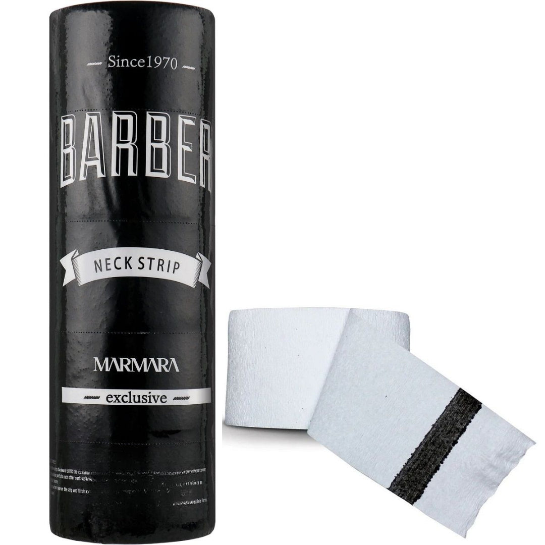 Set guler pentru frizerie, culoare alb, 500 buc, Marmara