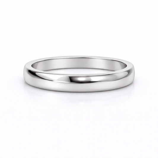 Verighetă din argint 925 „silver purity band”, COD V199, mărime 11