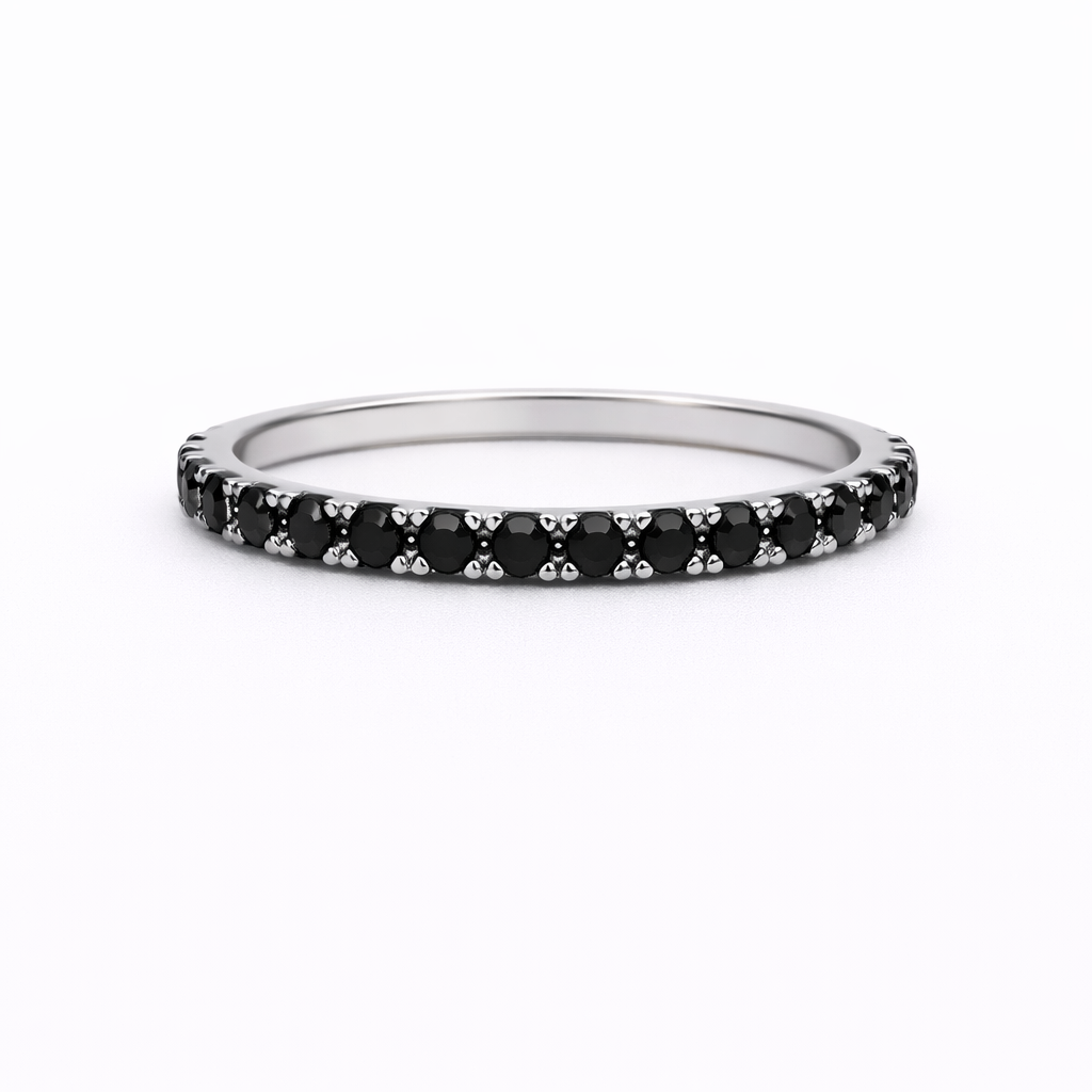 Inel din argint 925 „midnight eternity band”, COD I281, mărime 7