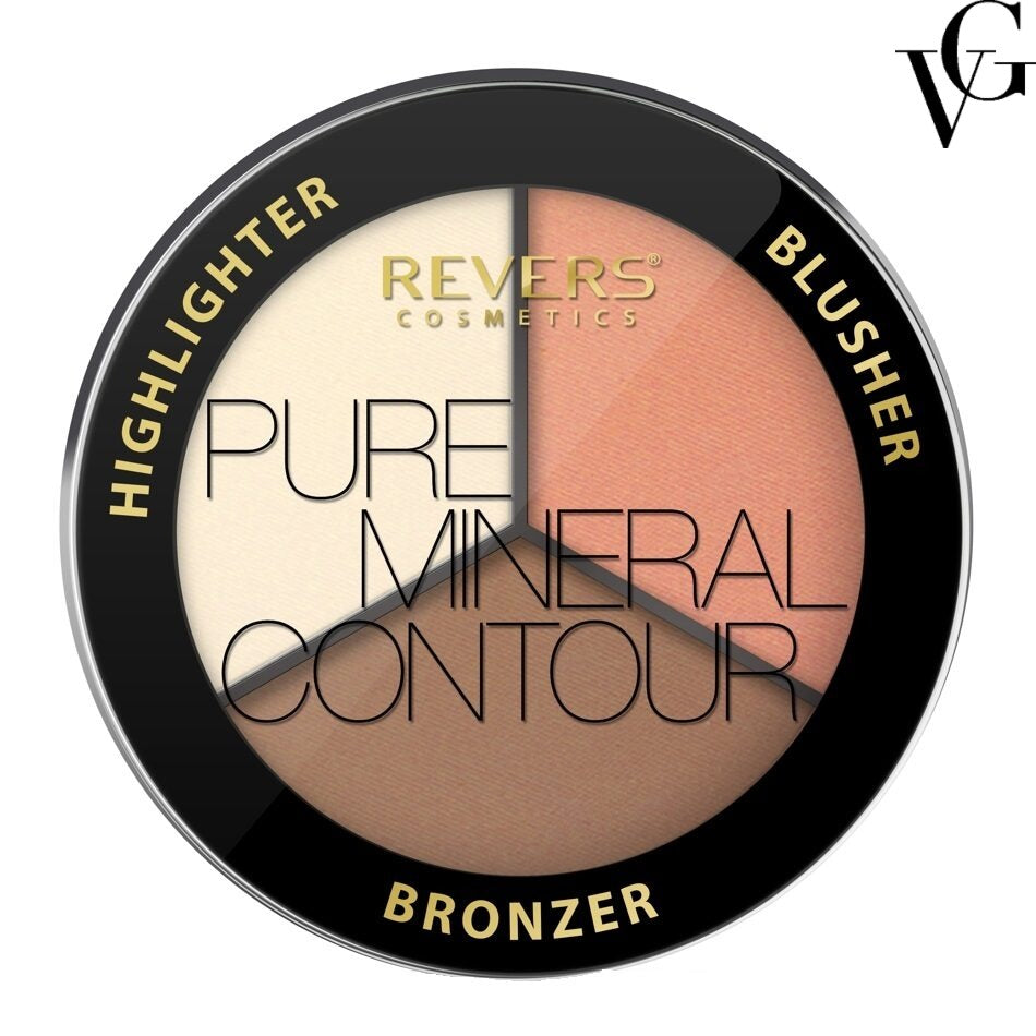 Kit contur Pure Mineral, 7.5 gr, Revers Cosmetics