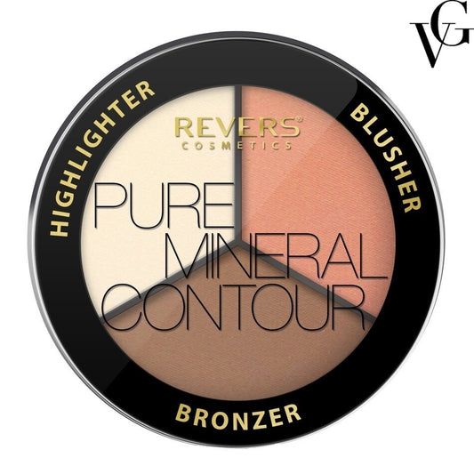 Kit contur Pure Mineral, 7.5 gr, Revers Cosmetics
