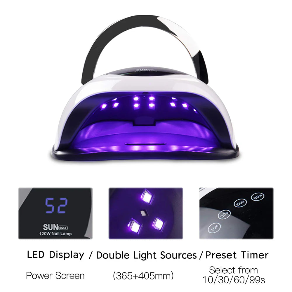 Lampă unghii UV/LED, 120W, Sun BQ-5T