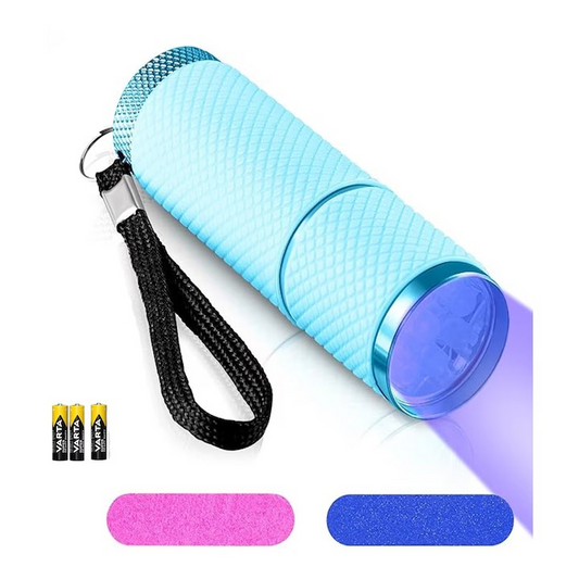 Lampă unghii UV/LED, stil lanternă, dimensiune redusă, culoare albastră, Sinbinta