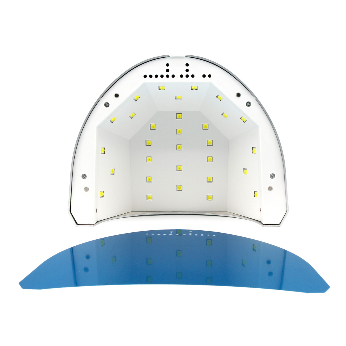 Lampă unghii UV/LED, culoare argintiu, 48W, SUN One