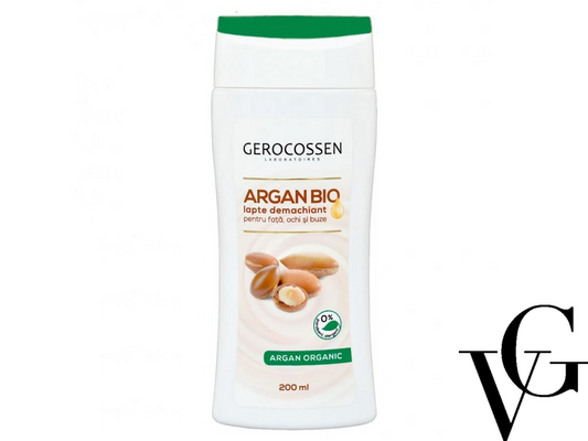 Lapte demachiant Argan Bio, 200 ml, Gerocossen