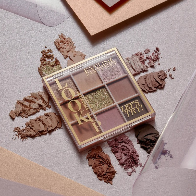 Paletă fard ochi Look Up, 10.8 g, Eveline Cosmetics