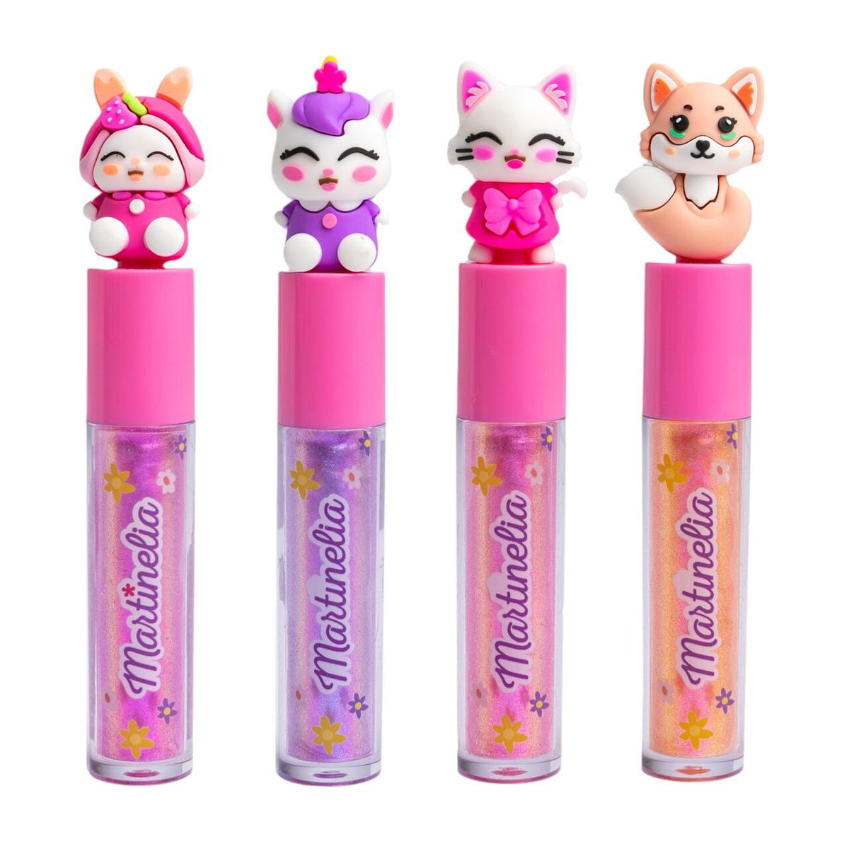 Luciu de buze pentru copii Friendly Animals, 3 ml, Martinelia
