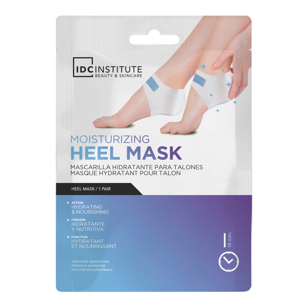 Mască hidratantă pentru călcâie, 14 gr, IDC Institute