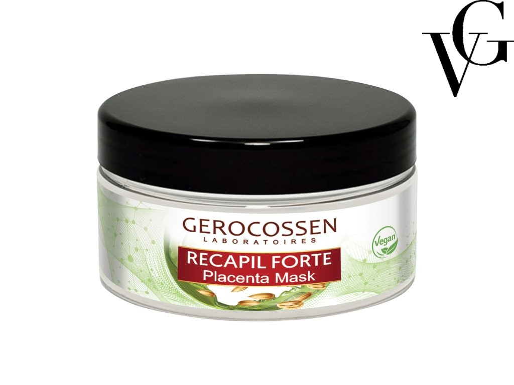 Mască de păr cu placentă Recapil Forte, 300 ml, Gerocossen