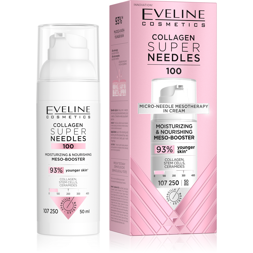Mezo-booster Collagen Super Needles 100, 50 ml, Eveline Cosmetics
