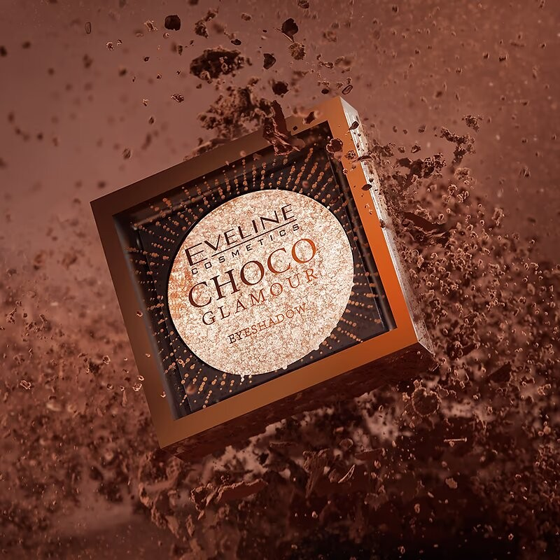Fard de pleoape Choco Glamour, 3.5 gr, Eveline Cosmetics