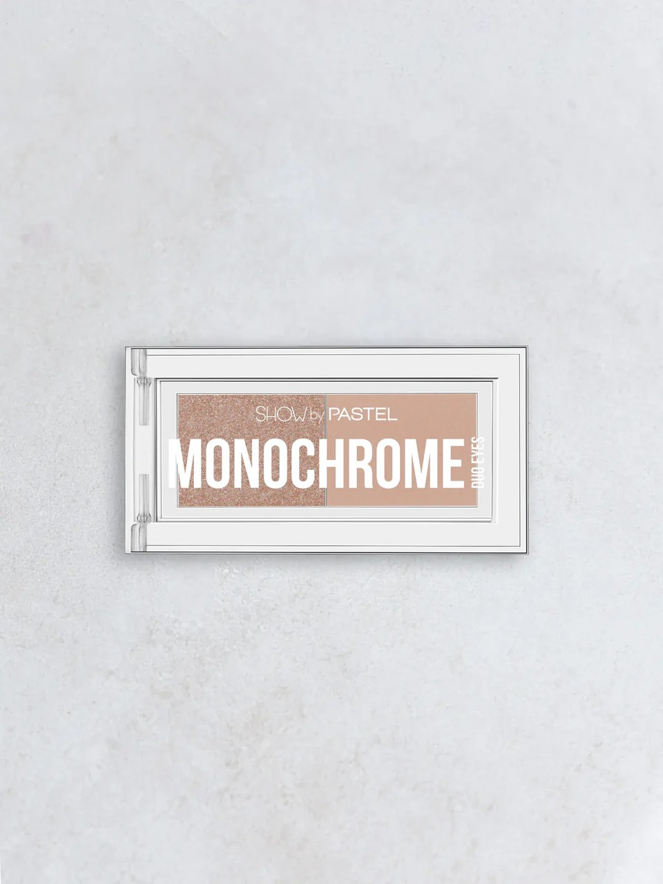 Paletă fard ochi Monochrome Duo Eyes - Dual Eye Shadow, 2.6 gr, Pastel