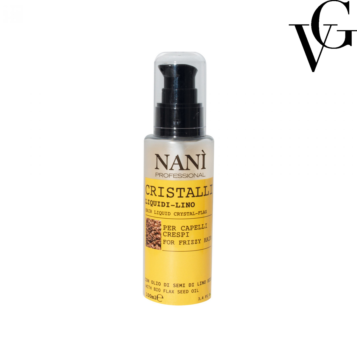 Ser pentru păr cu semințe de in Cristalli, 100 ml, NANI Professional